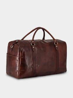 Luxury leather travel bag