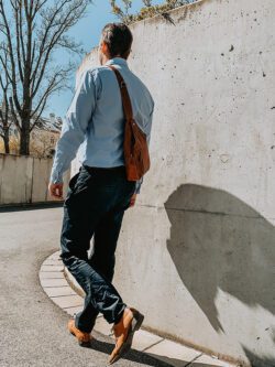 premium leather crossbody