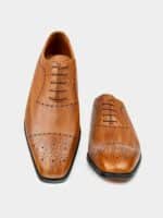 pánské kožené boty brogue
