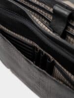 Luxury leather messenger