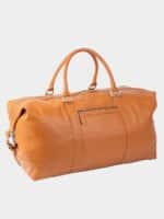 Luxury leather duffle bag