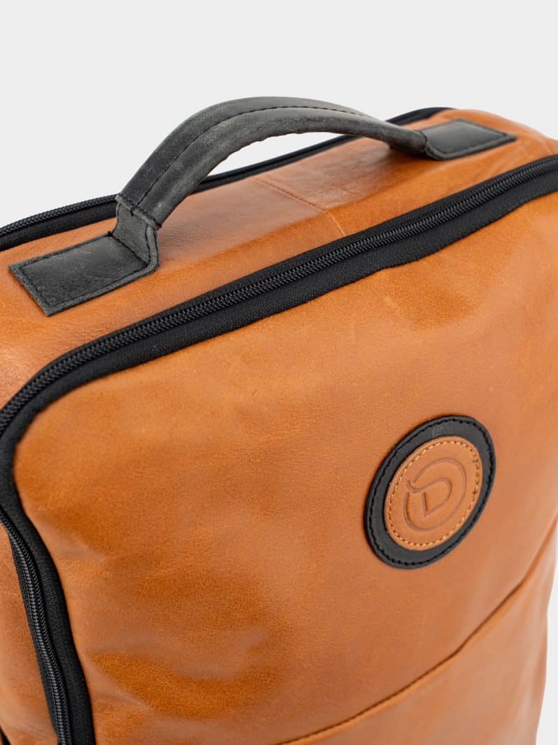 Premium leather backpack