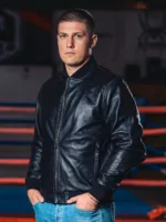 pánský kožený bomber