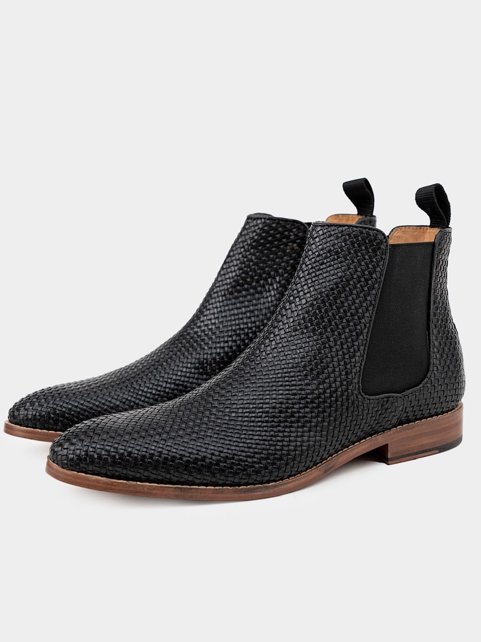 IMG_52441 Leather Interwoven Boots