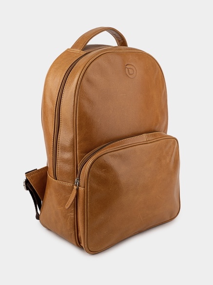 městský kožený batoh