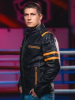 sportovní kožená bunda