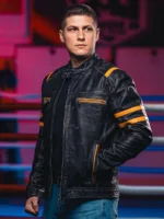 Men's sport leather jacket